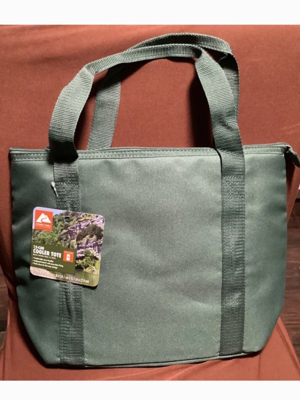Ozark Trail green 12-can cooler tote bundle New with tag